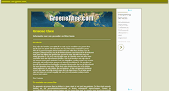 Desktop Screenshot of groenethee.com