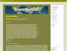 Tablet Screenshot of groenethee.com